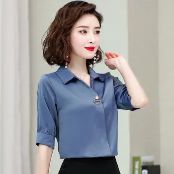 Spring Green Tricou Femei Bluze Versatil, cu Maneca Lunga T-shirt Șifon Top de Îmbrăcăminte Cultură coreeană Plus Dimensiunea Femei de Moda de sex Feminin