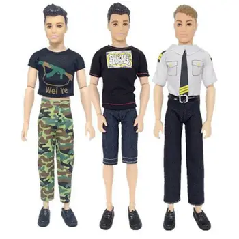 Jucarii copii 10 Elemente/lot Papusa Accesorii Jucării Pentru Copii Îngrijire Uniforma Medic Militar în Armata Haine Pentru Barbie Ken Joc