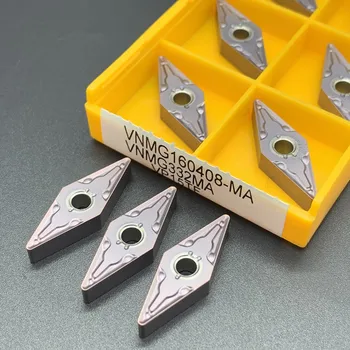 VNMG160404 VP15TF UE6020 Originale de Înaltă Calitate din Aliaj Dur Lama Cilindrice cuțit de Strunjire CNC de Cotitură Instrument VNMG160408 US735