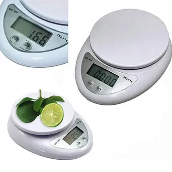 5kg 5000g 1g Digital de Bucatarie Scară Dieta Alimente Poștal Scară Electronice weight Balance Scale de Măsurare Instrumente