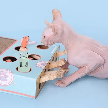 De Vânzare Fierbinte Cat Scratch Pad Jucărie Ondulat Amuzant Pisica Vâna Jucărie Cat Pumn De Joc Pentru Pisoi Pisică Jucărie Animal De Casă Produse