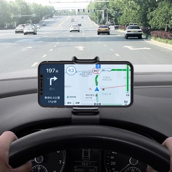 Tablou de Bord Universal Auto Suport de Telefon Ușor de Clip Montare Suport GPS Afișaj Consolă Suport Auto Suport Pentru iPhone 8 X Samsung XiaoMi