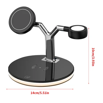 Noi 3 in 1 Magnetic Wireless Charger Stand Pentru iPhone 12 Pro Max/Apple Watch Repede Wireless Charging Dock Station Pentru Airpods Pro