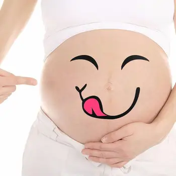 4/10buc Vânzare Fierbinte Pentru femeile gravide therap maternitate recuzita foto autocolante Sarcină foto fotografii burta pictura X2G0