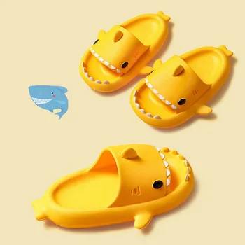Vara Copii Incaltaminte Copii Fete Baieti Sandale Papuci de Desene animate Drăguț Shark Portable EVA Copilul copil Tobogane cu Talpă Moale Antiderapant