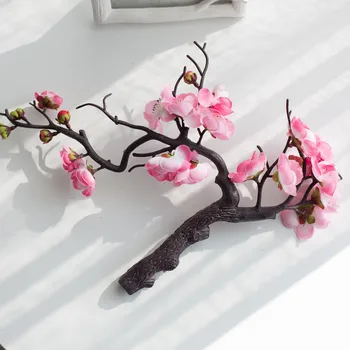 Flori Artificiale Plum Blossom Stil Chinezesc Chimonanthus Praecox Casa De Flori De Nunta De Decorare Plum Blossom De Flori False