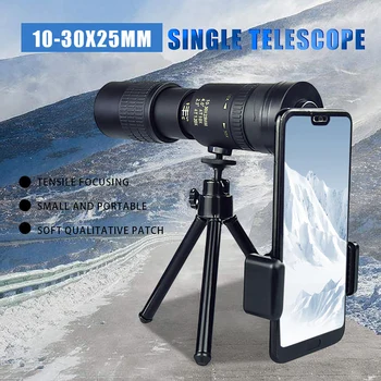 10-300x40mm Telescop Monocular Super Zoom Monocular Calitate Ocular Portabile, Binocluri Vanatoare Lll Viziune de Noapte domeniu de Aplicare Camping