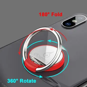 Formă simplă de Metal Rotativ 360° Deget Inelul Suport Stand Accesoriu de Rotație Suport de Telefon Pentru iPhone, Samsung, Huawei, Xiaomi