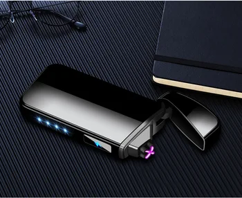 USB Bricheta Electronica cu Plasmă Bricheta Pentru Nefumători Baterii Electronice Bricheta Poate Grava Numele