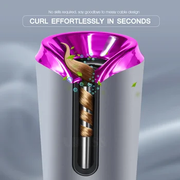 Automate Rotative De Păr, Ondulatorul Electric Magie Ondulator Spirala De Păr Șovăi Curling Wand Clește Ceramice Curly Hair Fier