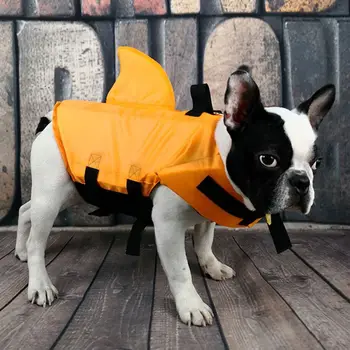 Vara Viață De Câine Vestă Shark Pet Vesta Sacou Haine De Câine Câine De Siguranță Costume De Baie Animale De Companie Siguranță Costum De Înot Câini Haine