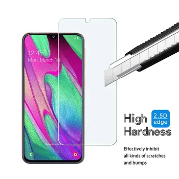 2 În 1 Full Cover Pentru Samsung Galaxy A40 2019 Ecran Protector Transparent Temperat Glas 40 40a 5.9 Inch Set SM-A405FN/DS