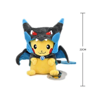 POKEMON Jucărie de Pluș Peluche TAKARA TOMY Cosplay Monstru de Buzunar Pikachu Joc Papusa Poke Figura de Acțiune Anime Model de Jucărie Pentru Copii Cadouri