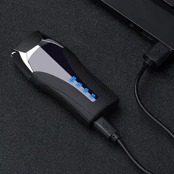 Metal Bricheta USB de Reincarcare Brichetă Brichetă încărcător de Amprente de Inducție cu Arc cu Plasmă Windproof Electronice Ultra-subțire