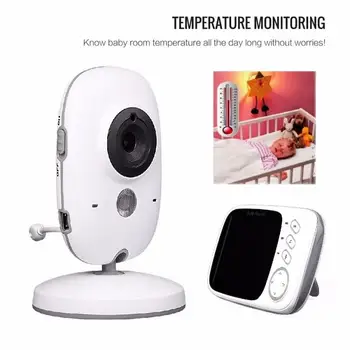 Hot Video Baby Monitor Wireless 2.4 G Cu 3.2 Inch LCD 2 Way Audio Vorbim de Viziune de Noapte de Supraveghere Camera de Securitate de baby-sitter