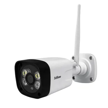 Sricam SH035 3.0 MP WIFI Camera IP de Exterior Impermeabil Full-color Viziune de Noapte Startlight Cam H. 265 Vedere la Distanță Mobil CCTV aparat de Fotografiat