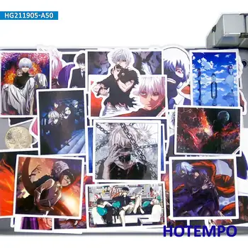 50pcs Tokyo Ghoul Fantomă Demon Anime Telefon Laptop Chitara Skateboard Autocolante Auto Pack pentru Fanii Manga Biciclete de Depozitare Autocolant de Desene animate