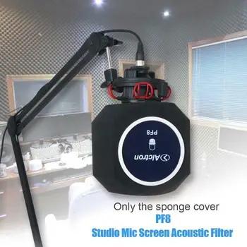 Studio profesional de Microfon Ecran Acustic Filtru Desktop Reducere Microfon Ecran Vântul Zgomot de Înregistrare Pentru YouTube M2O6