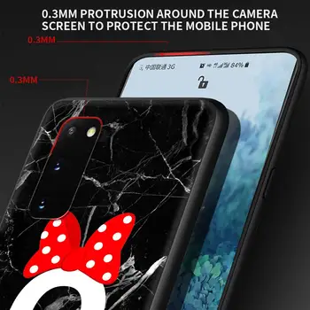 Marmura Arc Litere M N Y Q Caz Pentru Samsung Galaxy S20 S21 FE S10 S9 S8 Plus Nota 20, Ultra 9 10 Lite Acoperă Negru Telefon Tampa