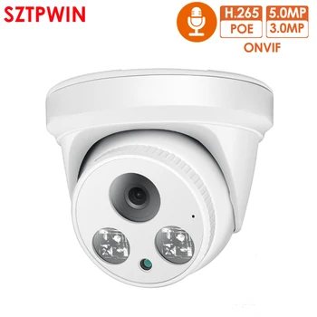 Sztpwin 3MP, 5MP Dome Camera IP POE H. 265 1080P CCTV camere IP ONVIF pentru POE NVR Sistem Interior de Securitate Acasă de Supraveghere