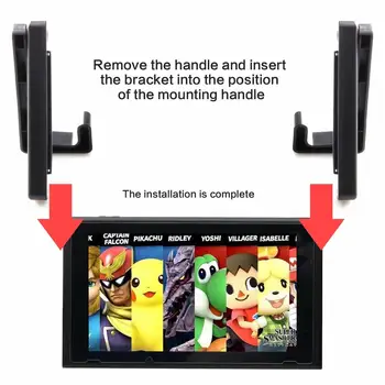 Reglabil Masina Compacta Stand Suport Pentru Nintendoswitch Joc Consola Play Stand Titular Joc de Călătorie N-switchaccessories