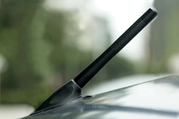 Rezistent la apa WRC Fibra de Carbon Scurt Radio Auto Antena de styling pentru Coupe Dinastiei Elantra Equus Genesis Coupe-ul Veloster