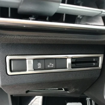Pentru Peugeot 3008 5008 GT 2017 2018 2019 Accesorii din Oțel Inoxidabil de Far Auto buton de Ajustare a Acoperi Styling