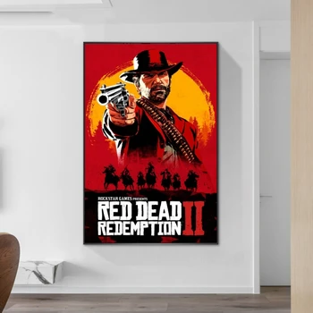 HD Print Red Dead Redemption 2 Postere de Perete de Arta Canvas Print Imagini Moderne Film de Arta Decorativa pentru Camera de zi