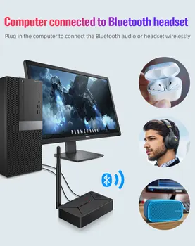 Bluetooth Audio 5.0 Transmițător Receptor SPDIF 3.5 mm RCA AUX Coaxial Jack Pentru Difuzor Bluetooth setul cu Cască TV HD Latență Scăzută