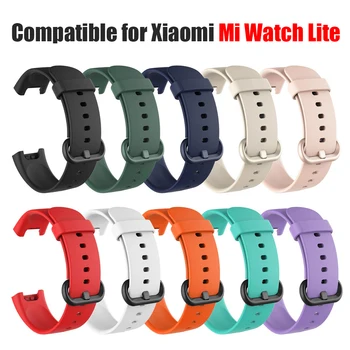 Curea din silicon Pentru Xiaomi Mi Watch Lite Watchbands xaomi xiomi xiami MiWatch Lumina Gel de Siliciu Benzi bratara correa de reloj