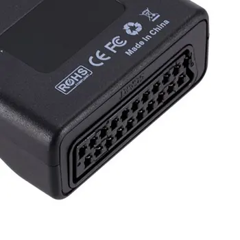 HDMI La Scart Convertor Adaptor Convertor Video de Înaltă Definiție TV Drive-gratuit Plug and Play Convertor de Semnal