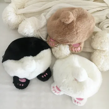 Harajuku Pisica Drăguț Câine Porc Fundul Papusa De Plus Umplute Moale Monedă Geanta Crossbody, Umăr Geanta Mini Pandantive Băieți Fete Cadou Creativ