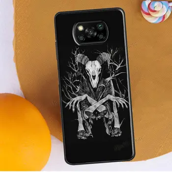 Diavolul Satana Întuneric Art Caz Pentru POCO X3 NFC F2 Pro F1 Pentru Xiaomi Mi 10 Ultra-Mi Nota 10 Lite Km 9 9M Pro 8 A3