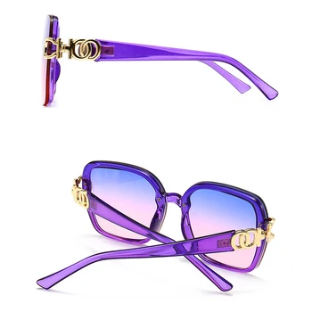 Purplr Nuante pentru femei Piața de Moda de Brand de Lux Supradimensionat Ochelari de Soare Femei 2021 Trendy Gradient de sex Feminin de Ochelari UV400 Oculos