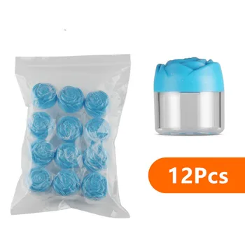 12 Buc 20g Plastic Cosmetice Crema de Containere a Crescut Cu Șurub în Formă de Capace Gol Machiaj Proba Borcane Balsam de Buze de Vas Borcan