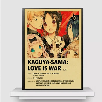 Vintage Serie Anime Wars Alimentare/Numele Tău/Haikyu!!/Bleach Retro Hârtie Kraft Poster De Arta De Perete Decor Acasă Living Poze