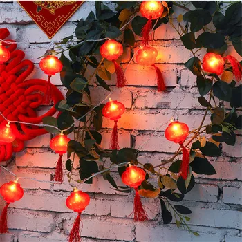 10/20/30/50/100M Tradiționale Lanternă Roșie Șir LED Lumina de Crăciun Lampa Petrecerea de Anul Nou Chinezesc, Festivalul de Acasă Decoratiuni de Gradina