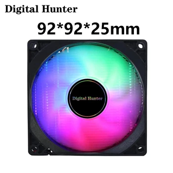 Digital Hunter 90mm 4 Pin PWM Fan 92mm Caz de Calculator Fan Silent 9CM Racirea CPU Fan DC12V Regla Viteza Ventilatorului
