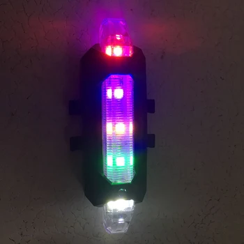 LED Biciclete Lumina Impermeabil Spate Coada de Lumină USB Reîncărcabilă Ciclism Montan Lumina lămpilor din spate de Siguranță lampa de Vânzare Fierbinte