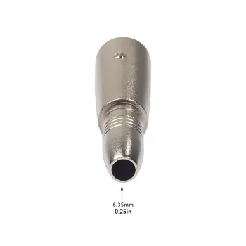 Xlr 3 pini 6,35 mm de sex Feminin la Masculin Mono Jack Audio Adaptor Conector Plug-in Convertor Cablu de Microfon Difuzor Stereo AUX Cabluri ---