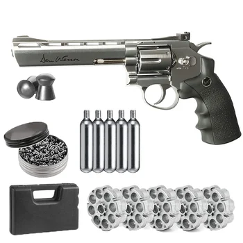 Anaconda 357 Revolver, Pistol cu Aer, cinci dioxid de carbon gloanțe și un pachet de 500 de carate gloanțe de plumb, acasă decorare perete de metal sign