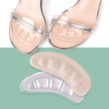 1pair Pantofi cu toc Înalt Anti-uzura Autocolante Antepiciorului Silicon Transparent absorbant de Sudoare Respirabil Tălpi de Alunecare Tampoane pentru Femei