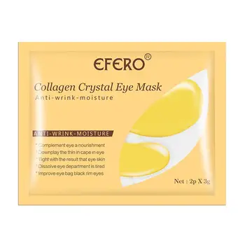 Cristal de Colagen Pulbere de Aur Masca pentru Ochi Anti-Imbatranire Întuneric de Îngrijire a Pielii de Frumusete coreeană Acnee Cosmetice Pentru Ochi Cercuri Patch-uri O9H3