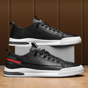 Pantofi pentru bărbați de Moda Confortabil Respirabil și Mini-dovada Sport Pantofi de Mers pe jos de Agrement Pantofi 2021 Alb Student Pantofi Negru