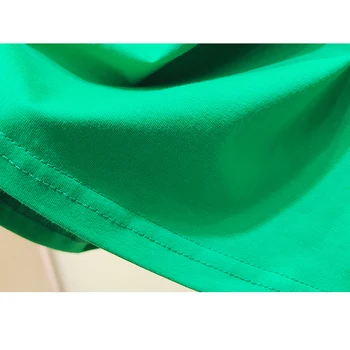 T-shirt Femei 2019 Maneca Scurta pe Un Umar Alb T Shirt Femei Top Bumbac Sexy Club de Vara de sex Feminin Verde Tricou Femme