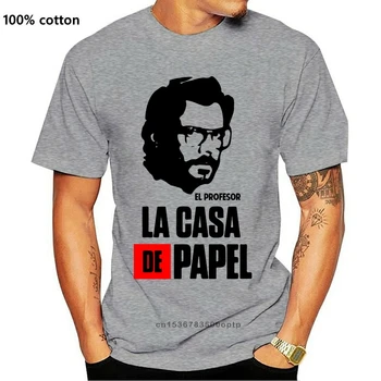 Detalii despre tricou La Casa de Papel El Profesor homme