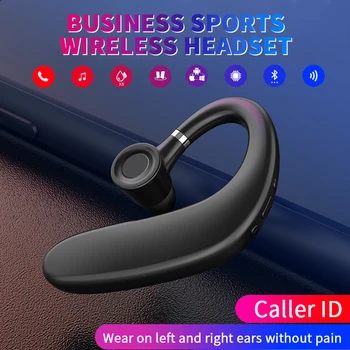 Unilaterală A Agățat De Ureche Wireless Bluetooth Microfon Cu Căști Stereo Bluetooth Headset Sport Cu Căști De Afaceri