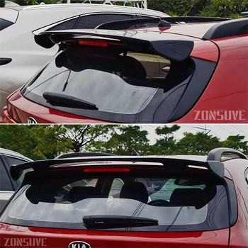 Utilizați Pentru Mazda CX-3-2018 Spoiler Plastic ABS Aspect Fibra de Carbon Hatchback Acoperiș Aripa Spate Body Kit Accesorii