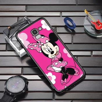 Disney Animație de Desene animate Minnie Mickey Mouse-ul Pentru Samsung Galaxy J2 J3 J4 Core J5 J6 J7 J8 Prime Duo Plus TPU Caz Telefon din Silicon