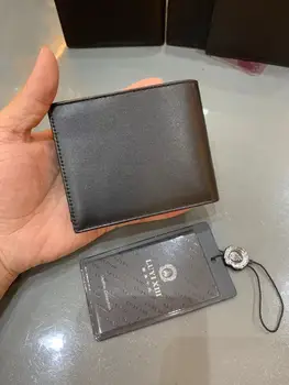 Brand de lux pentru bărbați din piele scurt portofel clasic, din seria multi-card poziția de moda casual portofel din piele lucioasa LUYI XIII